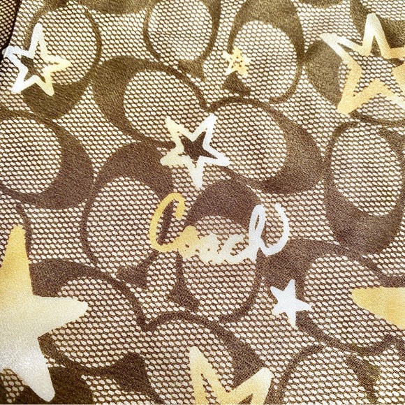 Trendy Silk COACH scarf/wrap w southwestern Equestrian vibe - Picture 5 of 7